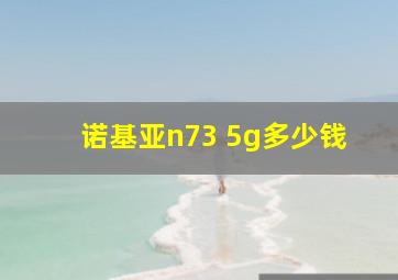 诺基亚n73 5g多少钱